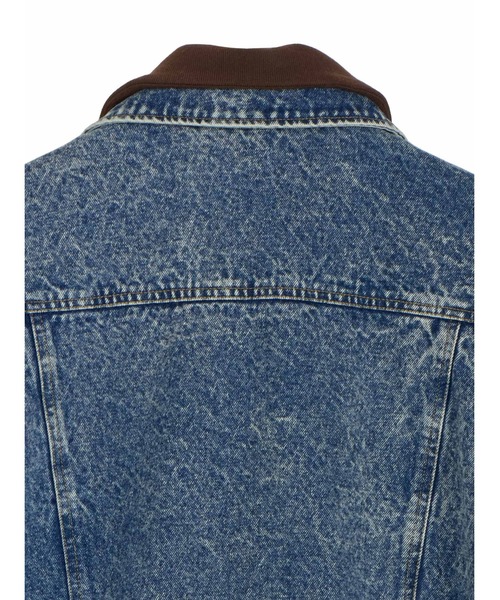 RIB MIX DENIM BLOUSON（デニムジャケット）｜Ameri（アメリ）の