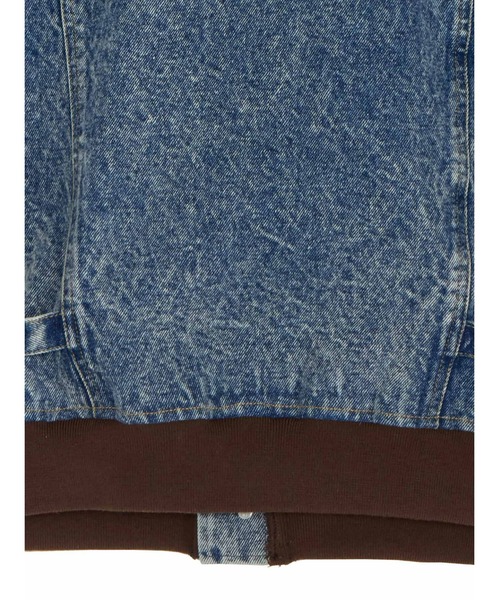 RIB MIX DENIM BLOUSON（デニムジャケット）｜Ameri（アメリ）の