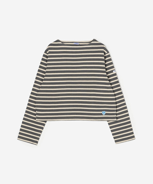 ORCIVAL（オーシバル）の「ORCIVAL | コットンロード クロップドTシャツ WOMEN（Tシャツ/カットソー・レディース・ブラウン系その他/アイボリー/ブラック/グレー系その他・2）」の3枚目の写真