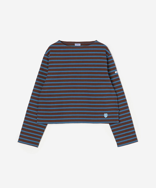 ORCIVAL（オーシバル）の「ORCIVAL | コットンロード クロップドTシャツ WOMEN（Tシャツ/カットソー・レディース・ブラウン系その他/アイボリー/ブラック/グレー系その他・2）」の4枚目の写真