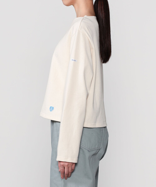 ORCIVAL（オーシバル）の「ORCIVAL | コットンロード クロップドTシャツ WOMEN（Tシャツ/カットソー・レディース・ブラウン系その他/アイボリー/ブラック/グレー系その他・2）」の7枚目の写真