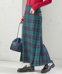 【SHIPS別注】O’NEIL OF DUBLIN:チェック キルトスカート