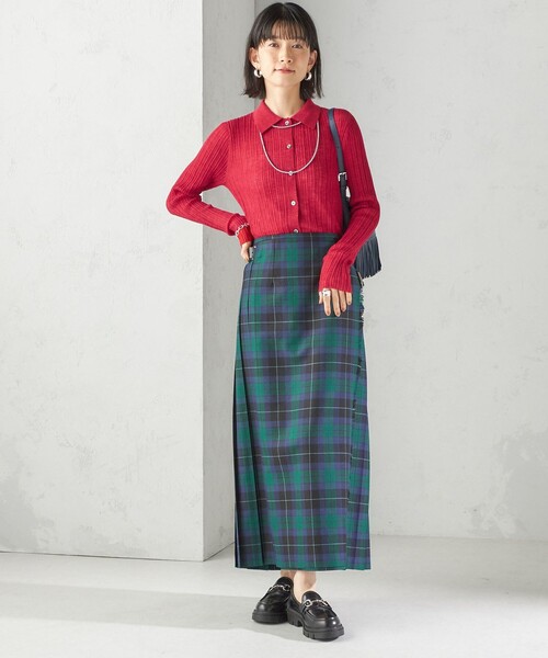 新品: SHIPS購入 O’NEIL of DUBLIN チェックキルトスカート SHIPS別注】O'NEIL OF DUBLIN: 50th ANNIV チェック キルトスカート