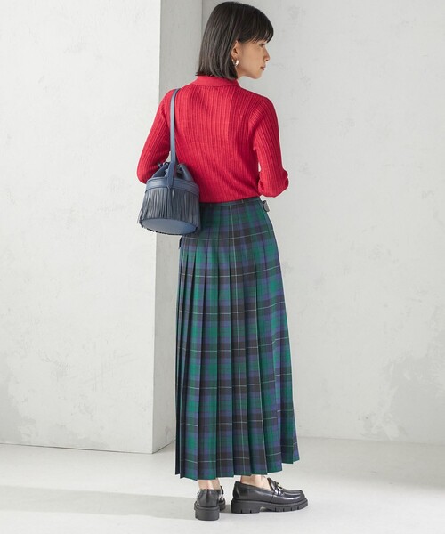 SHIPS（シップス）の「【SHIPS別注】O’NEIL OF DUBLIN:チェック キルトスカート（スカート・レディース・グリーン・SMALL/MEDIUM）」の5枚目の写真
