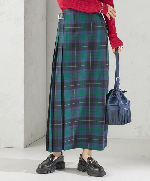 SHIPS（シップス）の「【SHIPS別注】O’NEIL OF DUBLIN:チェック キルトスカート（スカート・レディース・グリーン・SMALL/MEDIUM）」の12枚目の写真
