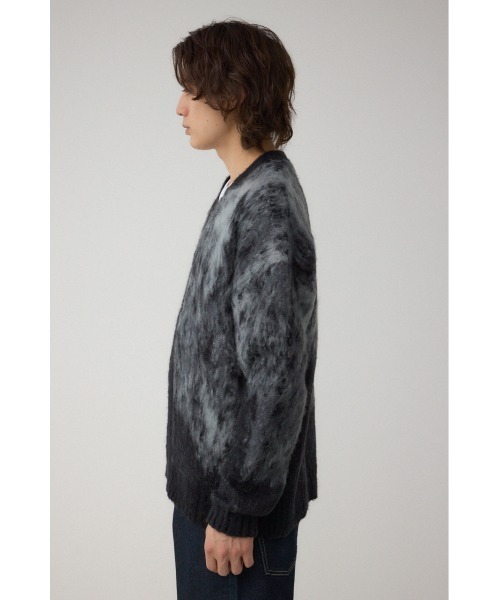 AZUL by moussy（アズールバイマウジー）の「起毛総柄カーディガン（カーディガン/ボレロ・メンズ・ブラウン系その他/ブルー系その他3/ブラック系その他/レッド系その他・MEDIUM/LARGE）」の8枚目の写真