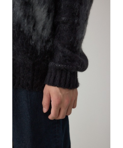 AZUL by moussy（アズールバイマウジー）の「起毛総柄カーディガン（カーディガン/ボレロ・メンズ・ブラウン系その他/ブルー系その他3/ブラック系その他/レッド系その他・MEDIUM/LARGE）」の12枚目の写真