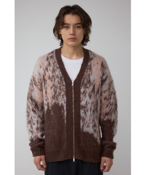 AZUL by moussy（アズールバイマウジー）の「起毛総柄カーディガン（カーディガン/ボレロ・メンズ・ブラウン系その他/ブルー系その他3/ブラック系その他/レッド系その他・MEDIUM/LARGE）」の17枚目の写真