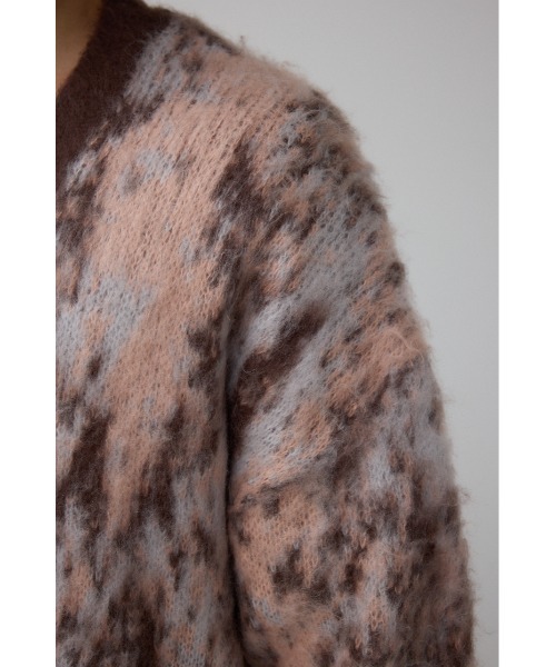 AZUL by moussy（アズールバイマウジー）の「起毛総柄カーディガン（カーディガン/ボレロ・メンズ・ブラウン系その他/ブルー系その他3/ブラック系その他/レッド系その他・MEDIUM/LARGE）」の21枚目の写真