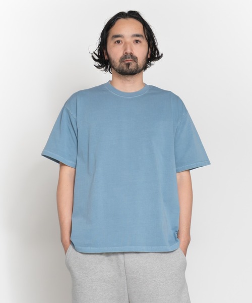 Knuu（ヌウ）の「Heavy Pigment Dye T-Shirt（Tシャツ/カットソー・メンズ・グレー/ブラウン/オフホワイト/ブラック/ライトブルー・LARGE/MEDIUM/SMALL/X-SMALL/XX-LARGE/X-LARGE）」の5枚目の写真