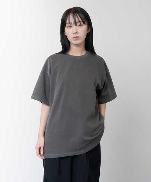 Knuu（ヌウ）の「Heavy Pigment Dye T-Shirt（Tシャツ/カットソー・メンズ・グレー/ブラウン/オフホワイト/ブラック/ライトブルー・LARGE/MEDIUM/SMALL/X-SMALL/XX-LARGE/X-LARGE）」の13枚目の写真