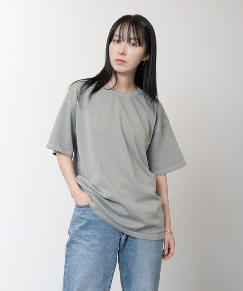 Knuu（ヌウ）の「Heavy Pigment Dye T-Shirt（Tシャツ/カットソー・メンズ・グレー/ブラウン/オフホワイト/ブラック/ライトブルー・LARGE/MEDIUM/SMALL/X-SMALL/XX-LARGE/X-LARGE）」の18枚目の写真