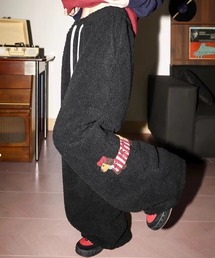 CELENA BEATS（セレナビーツ）の「※モコモコ ワイドパンツ 刺繍ダックス ゆったり ボアフリースパンツ（その他パンツ）」