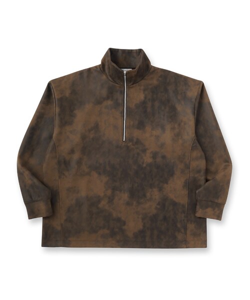 tk.TAKEO KIKUCHI（ティーケータケオキクチ）の「ヴィンテージライクプリント ハーフジッププルオーバー（Tシャツ/カットソー・メンズ・オフホワイト/グレー/ブラック/ダークブラウン・01/02/03）」の15枚目の写真