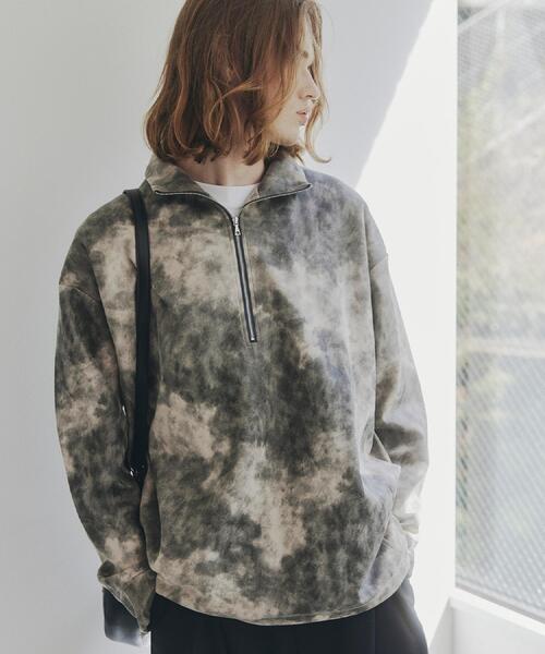 tk.TAKEO KIKUCHI（ティーケータケオキクチ）の「ヴィンテージライクプリント ハーフジッププルオーバー（Tシャツ/カットソー・メンズ・オフホワイト/グレー/ブラック/ダークブラウン・01/02/03）」の22枚目の写真