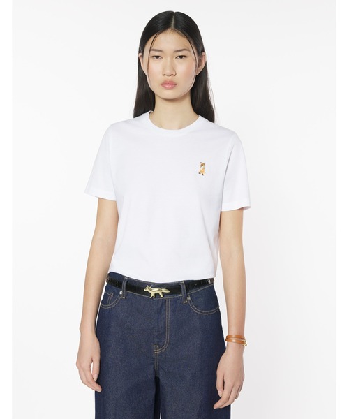 Maison Kitsune(メゾンキツネ)の「LADY FOX REGULAR TEE-SHIRT(Tシャツ/カットソー・レディース・ホワイト/ブラック/ベージュ・XL/L/M/S/XS)」の7枚目の写真