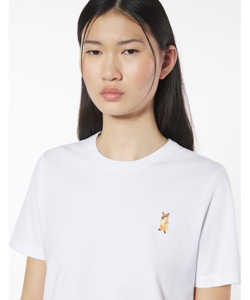 Maison Kitsune(メゾンキツネ)の「LADY FOX REGULAR TEE-SHIRT(Tシャツ/カットソー・レディース・ホワイト/ブラック/ベージュ・XL/L/M/S/XS)」の8枚目の写真