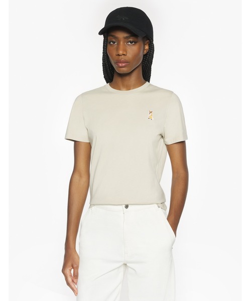 Maison Kitsune(メゾンキツネ)の「LADY FOX REGULAR TEE-SHIRT(Tシャツ/カットソー・レディース・ホワイト/ブラック/ベージュ・XL/L/M/S/XS)」の10枚目の写真