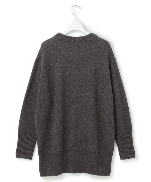 23区（ニジュウサンク）の「カシミヤブレンド サイドジップ  ニットチュニック（ニット/セーター・レディース・ベージュ系/グレー系/ライトグリーン系/ライトグレー系・38）」の18枚目の写真