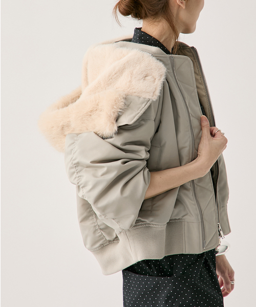 VERMEIL par iena(ヴェルメイユパーイエナ)の「upper hights アッパーハイツ THE U-2 HOODIE 403A38702GRG(その他アウター・レディース・チャコールグレー・SMALL/X-SMALL)」の15枚目の写真