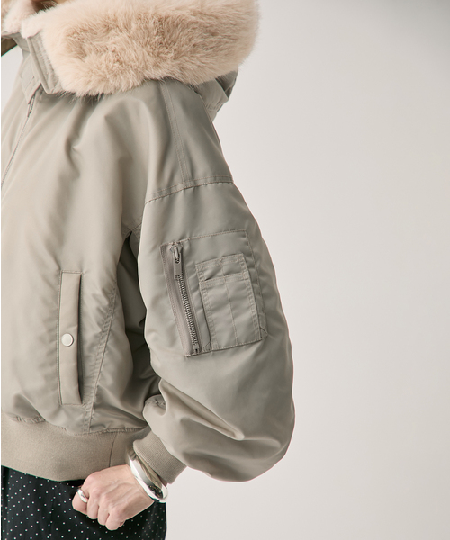 VERMEIL par iena(ヴェルメイユパーイエナ)の「upper hights アッパーハイツ THE U-2 HOODIE 403A38702GRG(その他アウター・レディース・チャコールグレー・SMALL/X-SMALL)」の17枚目の写真