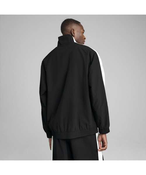 PUMA(プーマ)の「PUMA プーマ ユニセックス T7 オーバーサイズド トラックジャケット(ブルゾン・メンズ・ブラック/ダークグリーン・XX-LARGE/SMALL/X-LARGE/LARGE/MEDIUM)」の9枚目の写真