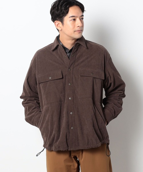 BROOKLYN OVERALL（ブルックリンオーバーオール）の「BROOKLYN OVERALL＜ブルックリンオーバーオール＞ポリコール裏起毛マルチシャツ（シャツ/ブラウス・メンズ・ブラック/ダークブラウン・MEDIUM/LARGE）」の11枚目の写真