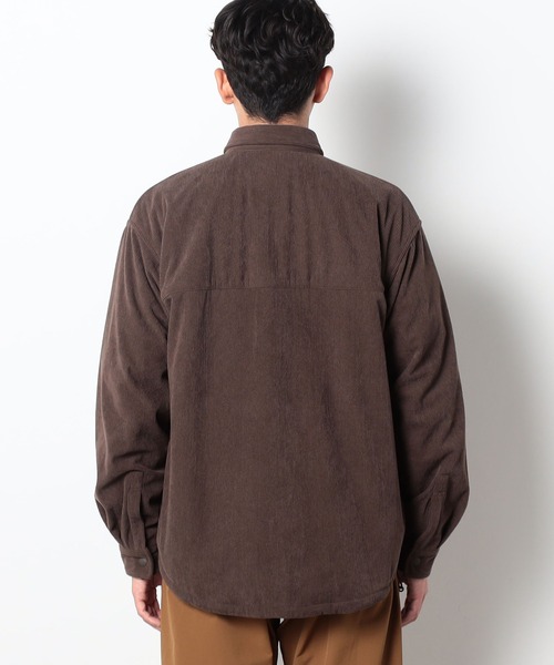 BROOKLYN OVERALL（ブルックリンオーバーオール）の「BROOKLYN OVERALL＜ブルックリンオーバーオール＞ポリコール裏起毛マルチシャツ（シャツ/ブラウス・メンズ・ブラック/ダークブラウン・MEDIUM/LARGE）」の7枚目の写真