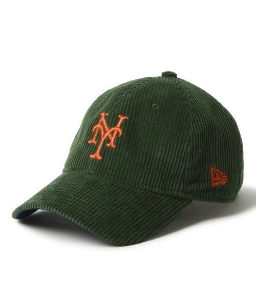 NEW ERA（ニューエラ）の「NEW ERA/ニューエラ キャップ 9TWENTY Corduroy MLB コーデュロイ キャップ（キャップ・メンズ・ネイビー/グリーン/ダークブラウン/グレー/ブラック/アイボリー・M/L）」の5枚目の写真