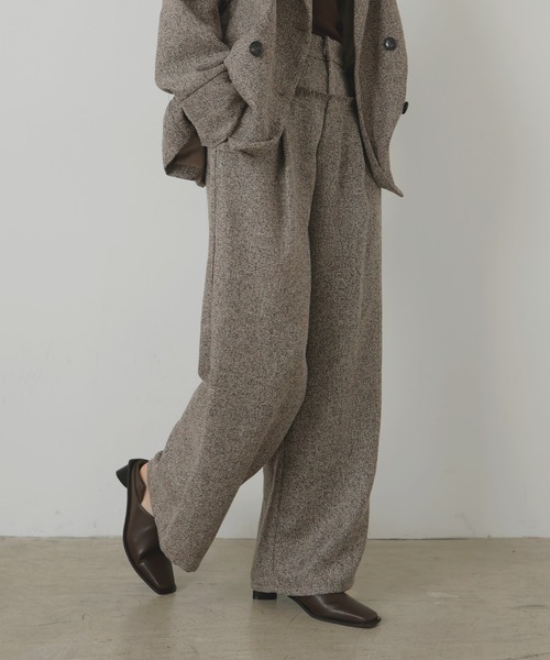 ツイードフリンジデザインパンツ（スラックス）｜LIAN（リアン）の