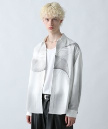 HARE | ウェーブライン3Dシャツ(HARE)(シャツ/ブラウス)