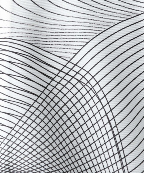 HARE（ハレ）の「ウェーブライン3Dシャツ(HARE)（シャツ/ブラウス・メンズ・オフホワイト/ブラック/カーキ・FREE）」の17枚目の写真