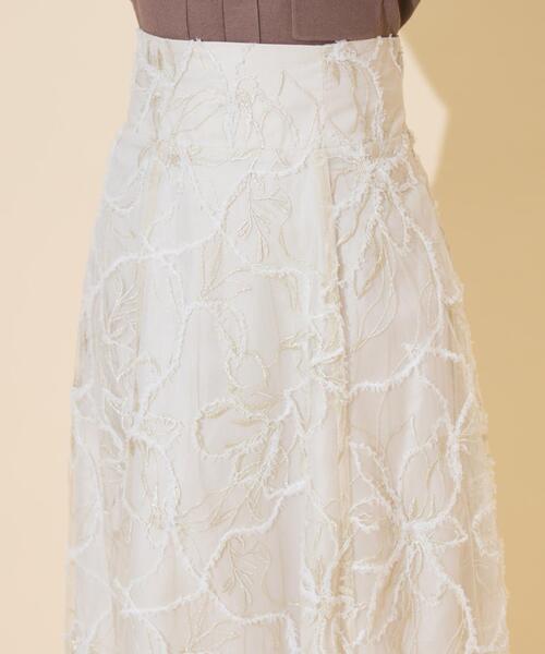 ラメ刺繍チュールフレアスカート（スカート）｜WILLSELECTION（ウィル