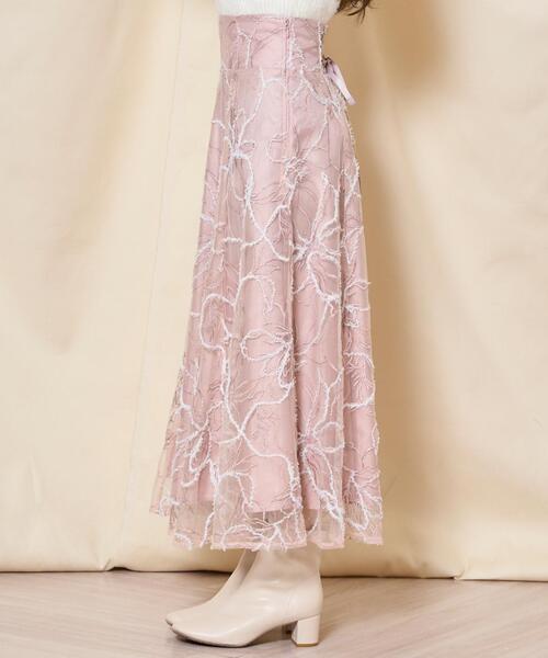ラメ刺繍チュールフレアスカート（スカート）｜WILLSELECTION（ウィル