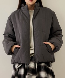 nAvy スタンドネック中綿ブルゾン【撥水加工】