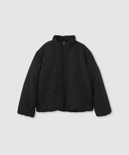 NAVY（ネイビー）の「nAvy スタンドネック中綿ブルゾン【撥水加工】（ブルゾン・レディース・モカ/ブラック/ブルー/チャコールグレー/オフホワイト・L/M）」の8枚目の写真