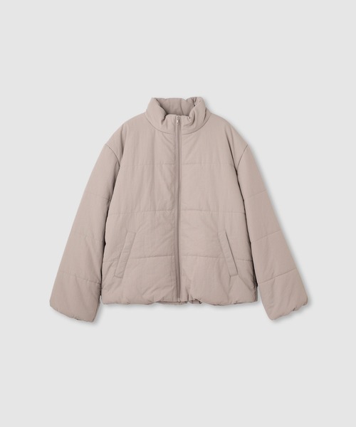 NAVY（ネイビー）の「nAvy スタンドネック中綿ブルゾン【撥水加工】（ブルゾン・レディース・モカ/ブラック/ブルー/チャコールグレー/オフホワイト・L/M）」の10枚目の写真