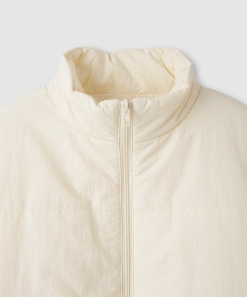 NAVY（ネイビー）の「nAvy スタンドネック中綿ブルゾン【撥水加工】（ブルゾン・レディース・モカ/ブラック/ブルー/チャコールグレー/オフホワイト・L/M）」の12枚目の写真