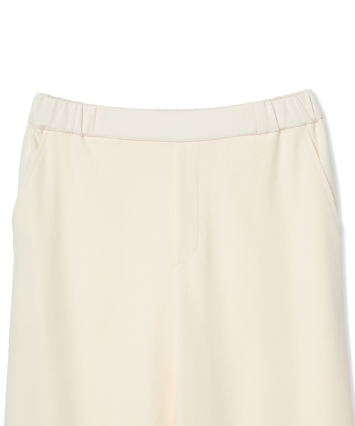 Petit Honfleur（プチオンフルール）の「【すご楽・通年素材】ストレッチワイドパンツ【カラー・チェック・千鳥・ウエストゴム】（その他パンツ・レディース・イエロー/アイボリー/グリーン/ベージュ/モカ・L/M）」の8枚目の写真