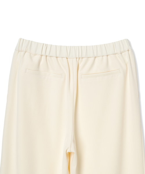 Petit Honfleur（プチオンフルール）の「【すご楽・通年素材】ストレッチワイドパンツ【カラー・チェック・千鳥・ウエストゴム】（その他パンツ・レディース・イエロー/アイボリー/グリーン/ベージュ/モカ・L/M）」の9枚目の写真