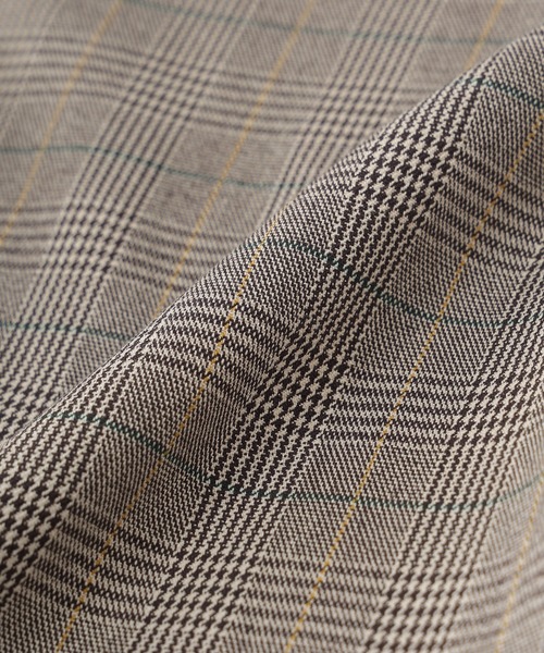 Petit Honfleur（プチオンフルール）の「【すご楽・通年素材】ストレッチワイドパンツ【カラー・チェック・千鳥・ウエストゴム】（その他パンツ・レディース・イエロー/アイボリー/グリーン/ベージュ/モカ・L/M）」の12枚目の写真