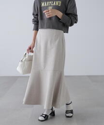 ◆起毛ストレッチマーメイドスカート
