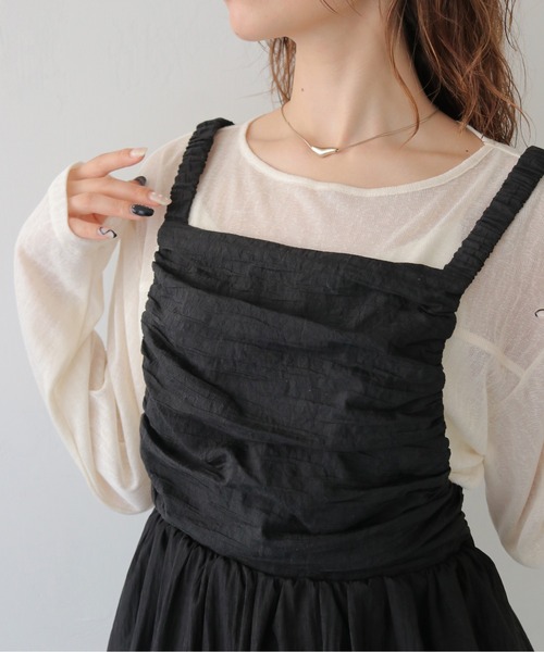 CLEIO(クレイオ)の「【CLEIO】裾バルーンビスチェ HEM BALLOON BUSTIER/940-14602(その他トップス・レディース・ブラック/ライトベージュ・FREE)」の20枚目の写真