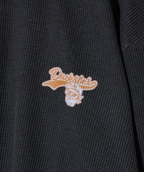 FREDY MAC（フレディーマック）の「【Duckster/ダックスター】ヴィンテージ調ワッフルロンT（Tシャツ/カットソー・メンズ・オフホワイト/ブルー/チャコールグレー・M/L）」の13枚目の写真