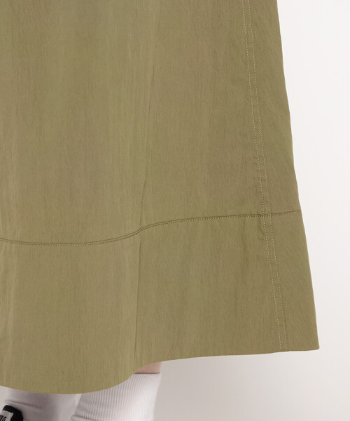 DANTON（ダントン）の「WOMEN'S C/N TWILL 2TUCK SKIRT（スカート・レディース・ネイビー/ベージュ系その他/ブラウン/チャコール・38/36）」の16枚目の写真