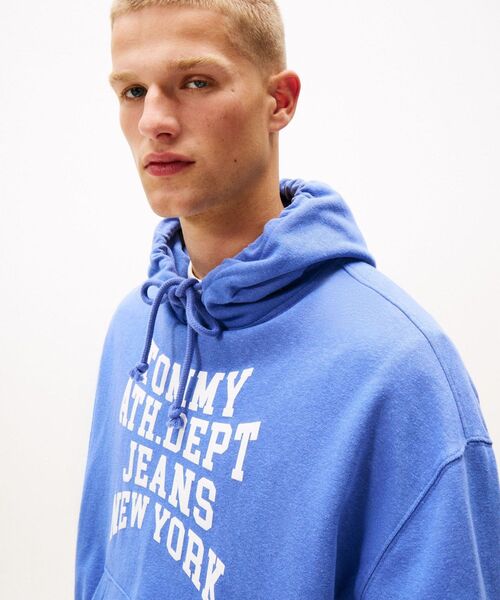 tommy jeans（トミー ジーンズ）の「90s バーシティパーカー（スウェット・メンズ・ホワイト/スカイブルー/グレー・MEDIUM/SMALL/LARGE/X-LARGE）」の13枚目の写真