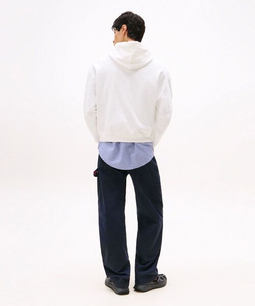 tommy jeans（トミー ジーンズ）の「90s バーシティパーカー（スウェット・メンズ・ホワイト/スカイブルー/グレー・MEDIUM/SMALL/LARGE/X-LARGE）」の7枚目の写真