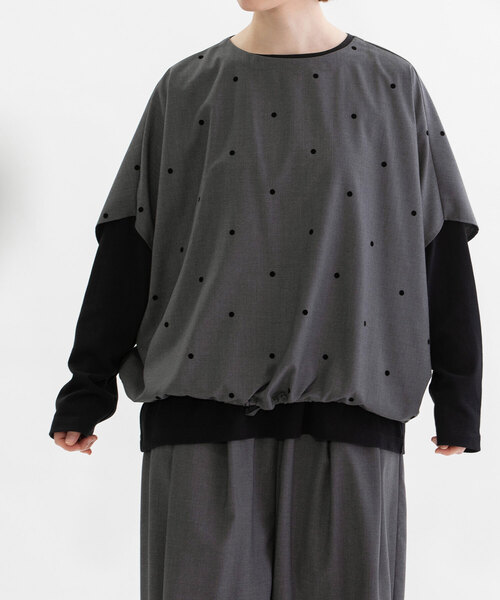 セール】トロフロッキーpolkaポンチョトップス（シャツ/ブラウス