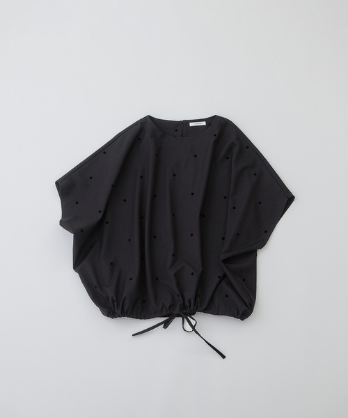 ノップドゥノッド（nop de nod）/トロフロッキーpolkaポンチョトップス セール】トロフロッキーpolkaポンチョトップス（シャツ/ブラウス