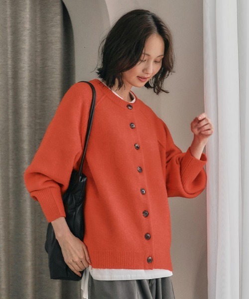 ドルマンスリーブニットカーディガン（カーディガン/ボレロ